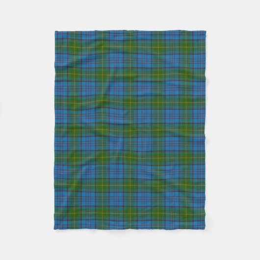 Couverture Polaire Tartan d'Irlandais du comté du Donegal (Devant)