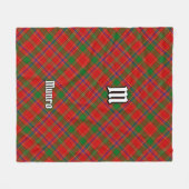 Couverture Polaire Tartan du clan Munro (Devant (Horizontal))