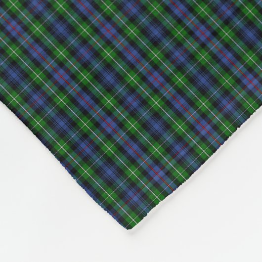Couverture Polaire Tartan du Mackenzie de clan (Coin)