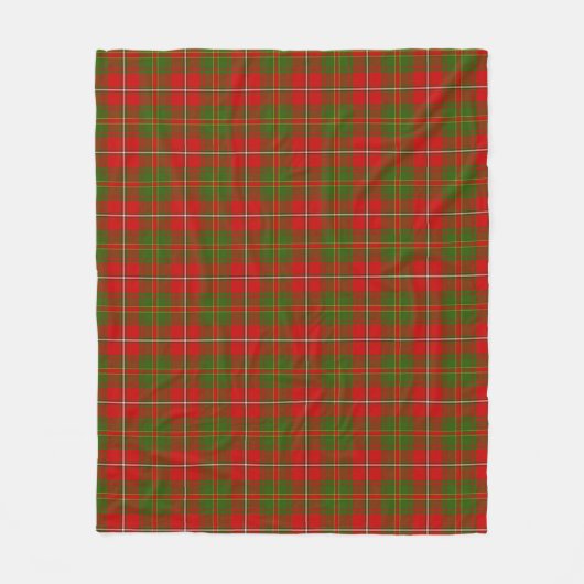 Couverture Polaire Tartan Écossais (Devant)