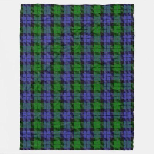 Couverture Polaire Tartan écossais (Devant)