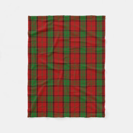 Couverture Polaire Tartan Écossais Clan Maxwell Plaid (Devant)