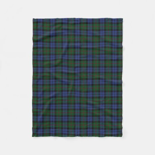 Couverture Polaire Tartan écossais de classique de Baird de clan (Devant)