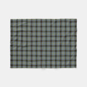 Couverture Polaire Tartan écossais de classique de Bell de clan (Devant (Horizontal))
