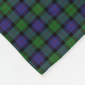 Couverture Polaire Tartan écossais de classique de Blair de clan (Coin)