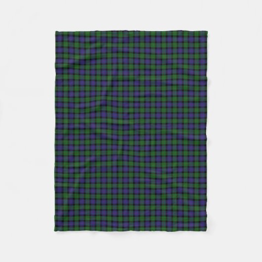 Couverture Polaire Tartan écossais de classique de Blair de clan (Devant)