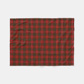 Couverture Polaire Tartan écossais de classique de Bruce de clan (Devant (Horizontal))