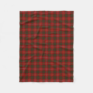 Couverture Polaire Tartan écossais de classique de Bruce de clan
