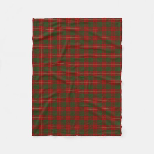 Couverture Polaire Tartan écossais de classique de Cameron de clan (Devant)