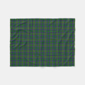 Couverture Polaire Tartan écossais de classique de chasseur de clan (Devant (Horizontal))
