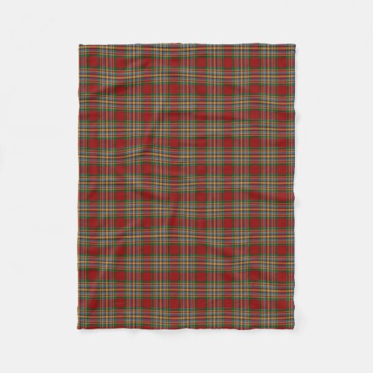 Couverture Polaire Tartan écossais de classique de Chattan de clan (Devant)