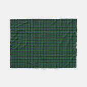 Couverture Polaire Tartan écossais de classique de Davidson de clan (Devant (Horizontal))