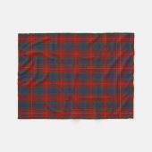 Couverture Polaire Tartan écossais de classique de Fraser de clan (Devant (Horizontal))