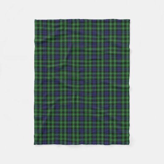 Couverture Polaire Tartan écossais de classique de Graham de clan (Devant)