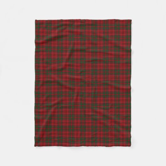 Couverture Polaire Tartan écossais de classique de Grant de clan (Devant)