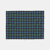 Couverture Polaire Tartan écossais de classique de Guthrie de clan (Devant (Horizontal))