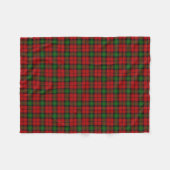 Couverture Polaire Tartan écossais de classique de Kerr de clan (Devant (Horizontal))