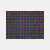 Couverture Polaire Tartan écossais de classique de Logan de clan (Devant (Horizontal))