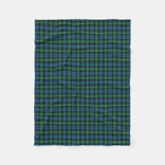 Couverture Polaire Tartan écossais de classique de Lyon de clan (Devant)