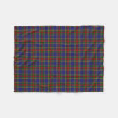 Couverture Polaire Tartan écossais de classique de Macbeth de clan (Devant (Horizontal))