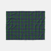 Couverture Polaire Tartan écossais de classique de MacCallum de clan (Devant (Horizontal))