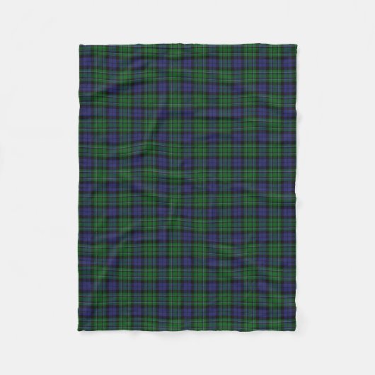 Couverture Polaire Tartan écossais de classique de MacCallum de clan (Devant)