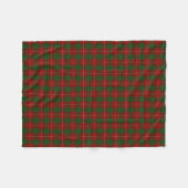 Couverture Polaire Tartan écossais de classique de MacFie de clan (Devant (Horizontal))