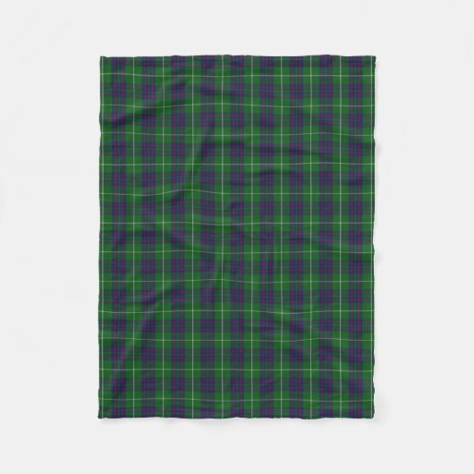 Couverture Polaire Tartan écossais de classique de MacIntyre de clan (Devant)