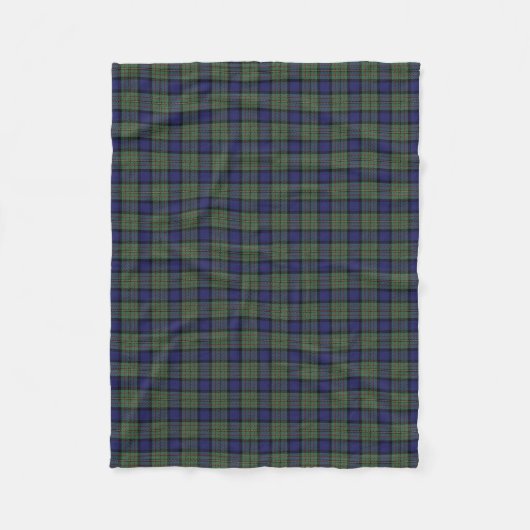 Couverture Polaire Tartan écossais de classique de MacLaren de clan (Devant)