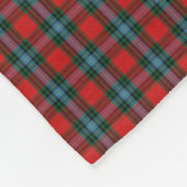 Couverture Polaire Tartan écossais de classique de MacLea Livingstone (Coin)