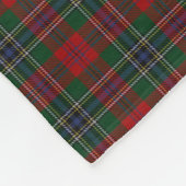 Couverture Polaire Tartan écossais de classique de MacLean de clan (Coin)