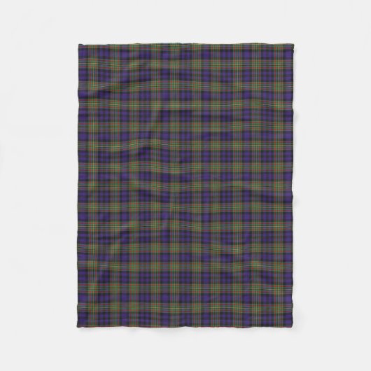 Couverture Polaire Tartan écossais de classique de MacLellan de clan (Devant)