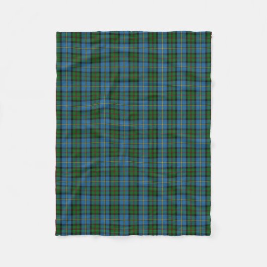 Couverture Polaire Tartan écossais de classique de MacLeod de clan (Devant)