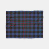 Couverture Polaire Tartan écossais de classique de maison de clan (Devant (Horizontal))