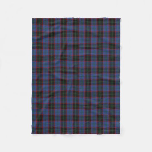 Couverture Polaire Tartan écossais de classique de maison de clan (Devant)