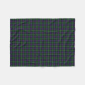 Couverture Polaire Tartan écossais de classique de Malcolm de clan (Devant (Horizontal))