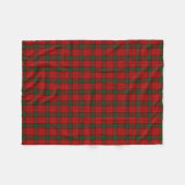 Couverture Polaire Tartan écossais de classique de Maxwell de clan (Devant (Horizontal))