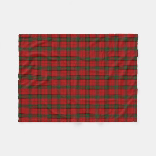 Couverture Polaire Tartan écossais de classique de Maxwell de clan (Devant (Horizontal))