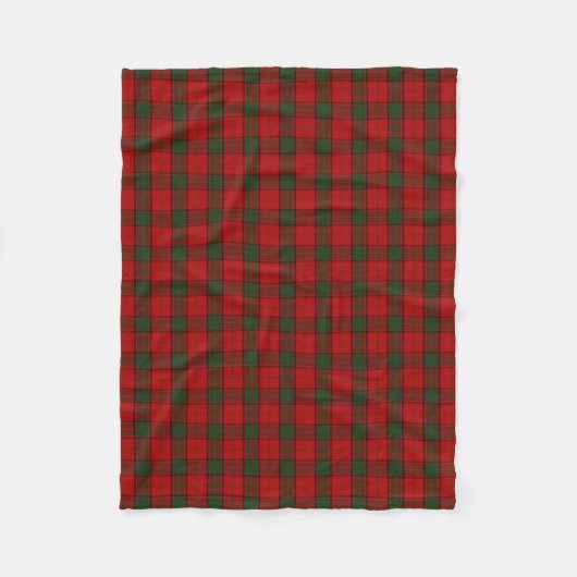 Couverture Polaire Tartan écossais de classique de Maxwell de clan (Devant)