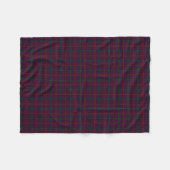 Couverture Polaire Tartan écossais de classique de Montgomery de clan (Devant (Horizontal))