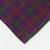 Couverture Polaire Tartan écossais de classique de Montgomery de clan (Coin)