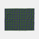 Couverture Polaire Tartan écossais de classique de Muir de clan (Devant (Horizontal))