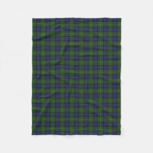 Couverture Polaire Tartan écossais de classique de Muir de clan