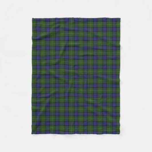 Couverture Polaire Tartan écossais de classique de Muir de clan (Devant)