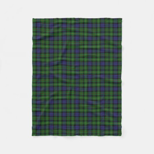 Couverture Polaire Tartan écossais de classique de Rollo de clan (Devant)