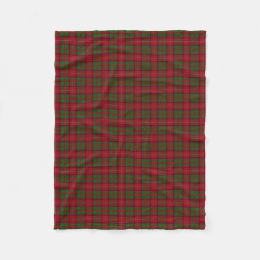 Couverture Polaire Tartan écossais de classique de Shaw de clan (Devant)