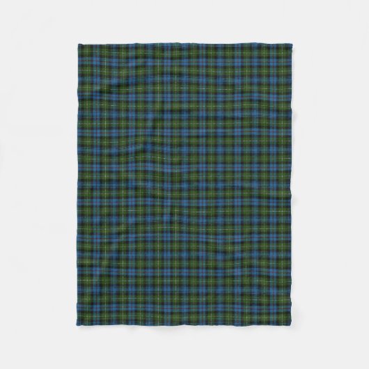 Couverture Polaire Tartan écossais de classique du Mackenzie de clan (Devant)