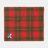 Couverture Polaire Tartan écossais de district Crief (Devant (Horizontal))