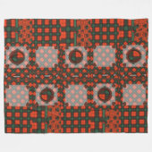 Couverture Polaire Tartan écossais de kilt de plaid de clan de (Devant (Horizontal))