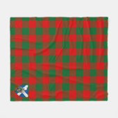 Couverture Polaire Tartan Écossais de Moncrieffe (Devant (Horizontal))